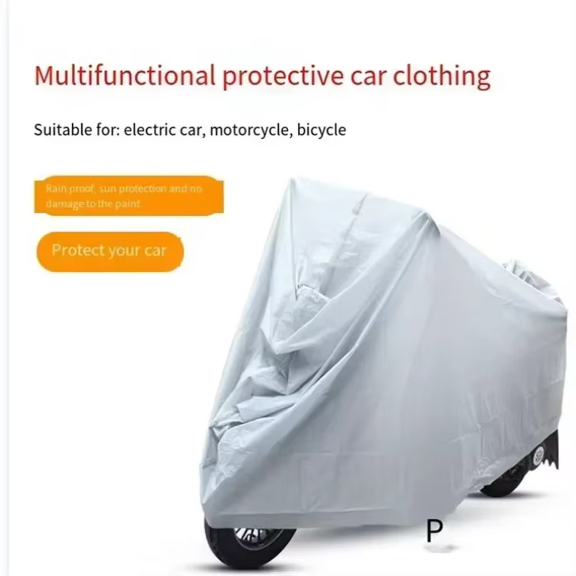 Housse de protection pour moto, vélo, scooter, imperméable, anti-poussière, anti-UV, protection solaire, pour l'extérieur et l'intérieur