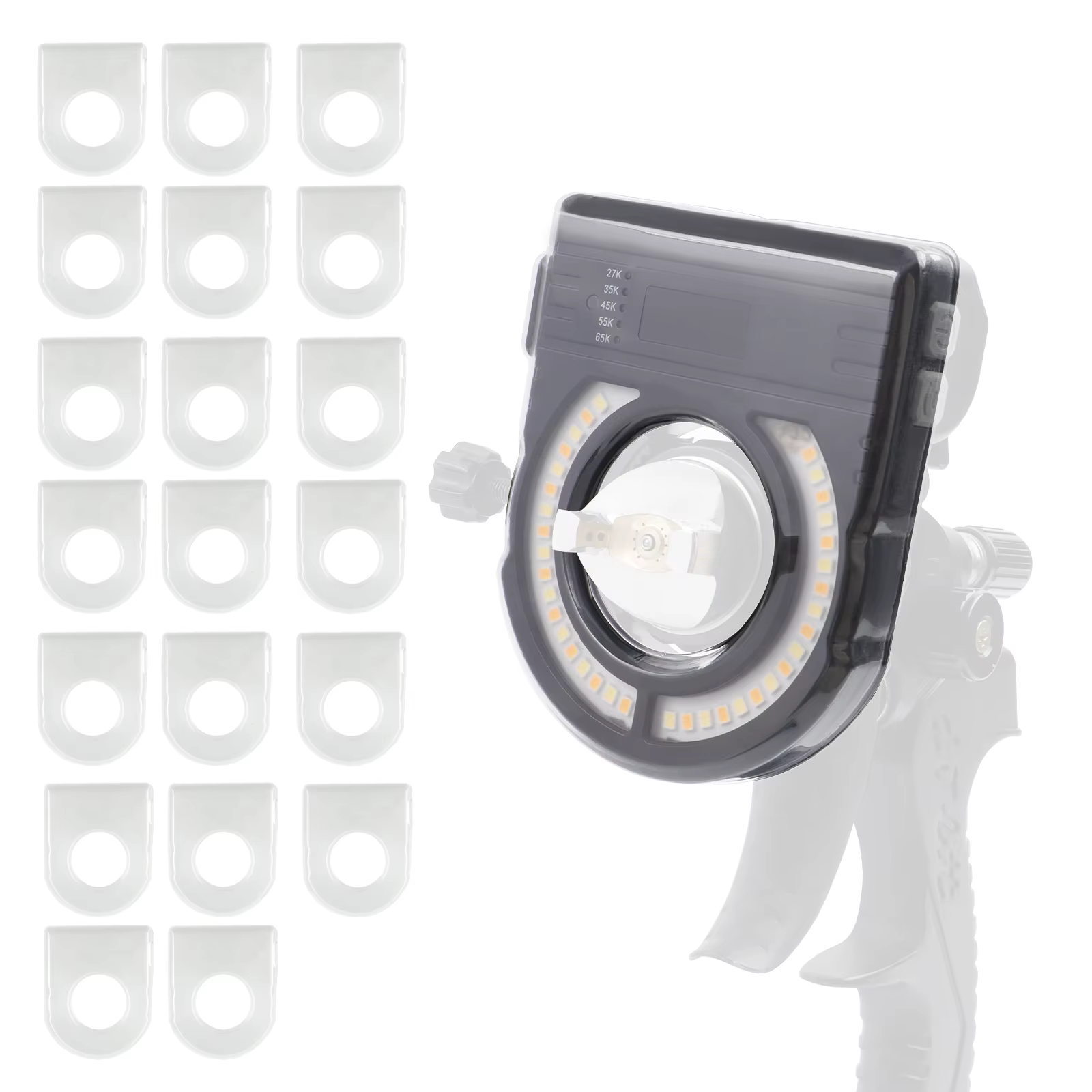 Couvercle de protection amélioré pour lampe de peinture sans fil