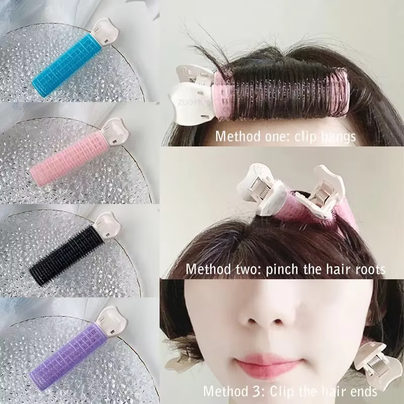 1pc grands bigoudis auto-adhésifs coiffure usage domestique bricolage magique style rouleau rouleau bigoudi cheveux femmes outils de beauté 3 Styles