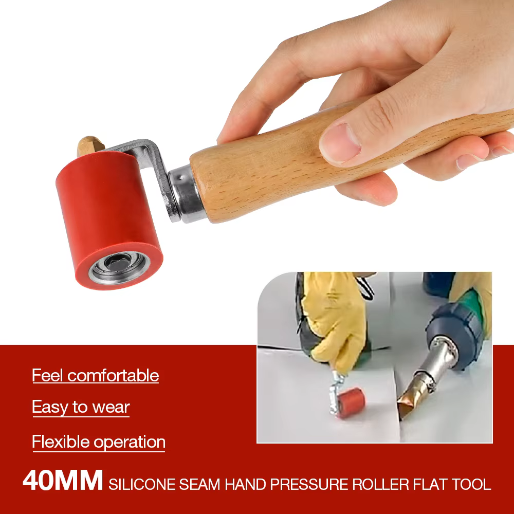 Rouleau de pression en silicone de 40 mm