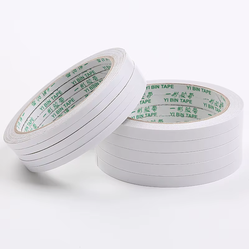 Ruban de bain double face blanc