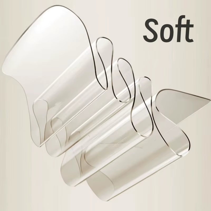 Rouleau de protection de sol en PVC transparent