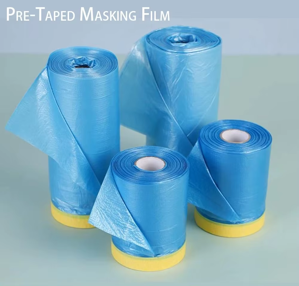 Film de masquage pré-adhésif