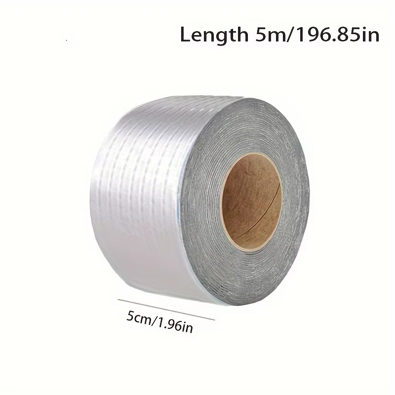 1 rouleau de ruban adhésif en aluminium imperméable de qualité supérieure
