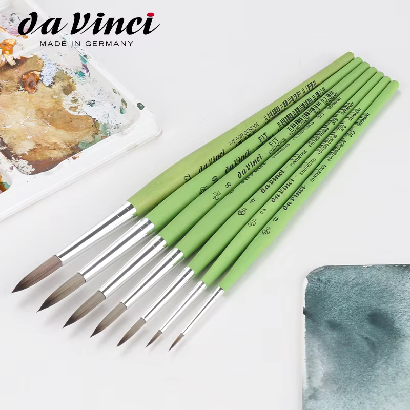 Pinceau de peinture artistique professionnel allemand Da Vinci