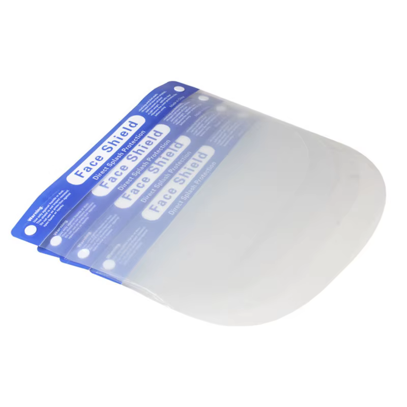 Masque de protection dentaire jetable Transparent double face, Anti-salive, Anti-éclaboussures, protection des yeux, visage complet, visière de protection pour dentiste