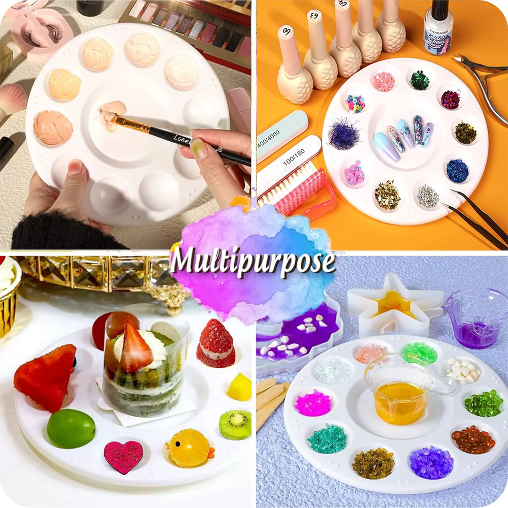 Palettes de plateaux de peinture 2/4/8/15 pièces