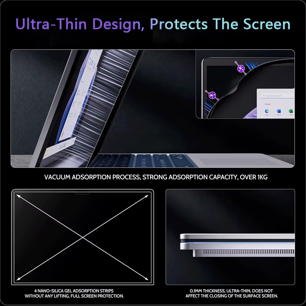 Protection d'écran de confidentialité pour Macbook Air 13,6 pouces M5M4 et Macbook Pro 14 M5 Chip 2026 – Accessoire pour ordinateur portable