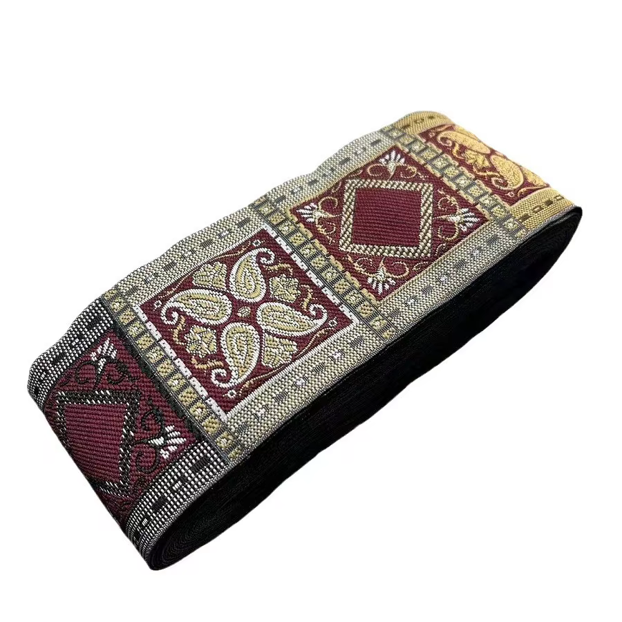 Ruban Jacquard de 1m, Accessoires Décoratifs, Sangle en Dentelle
