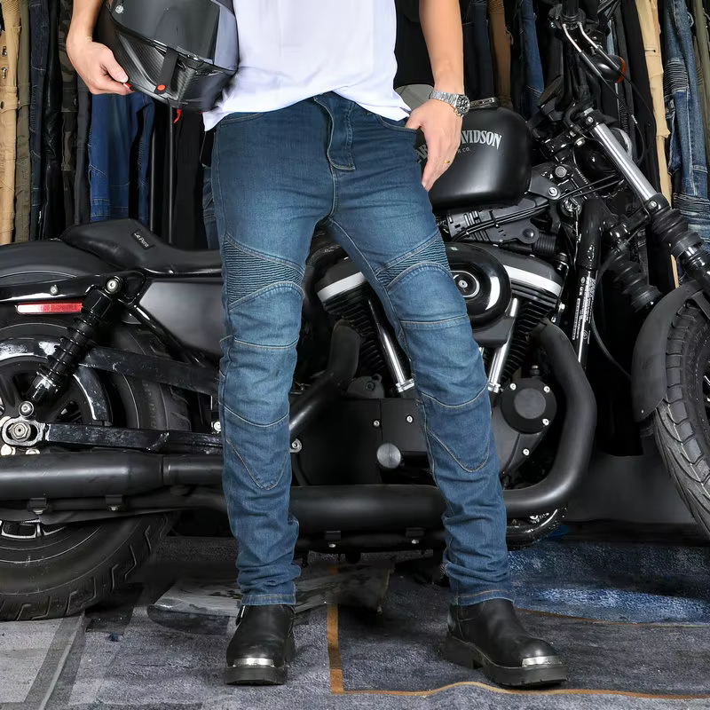 Pantalon de moto pour homme, jean de moto, équipement de protection, randonnée, VTT, fjocross