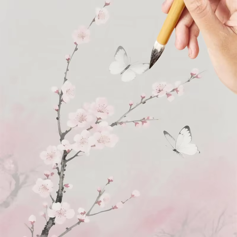 Ensemble de pinceaux de calligraphie chinoise 10 pièces-pinceaux d'écriture haut de gamme pour débutants et artistes-avec porte-pinceau enroulable en bambou,