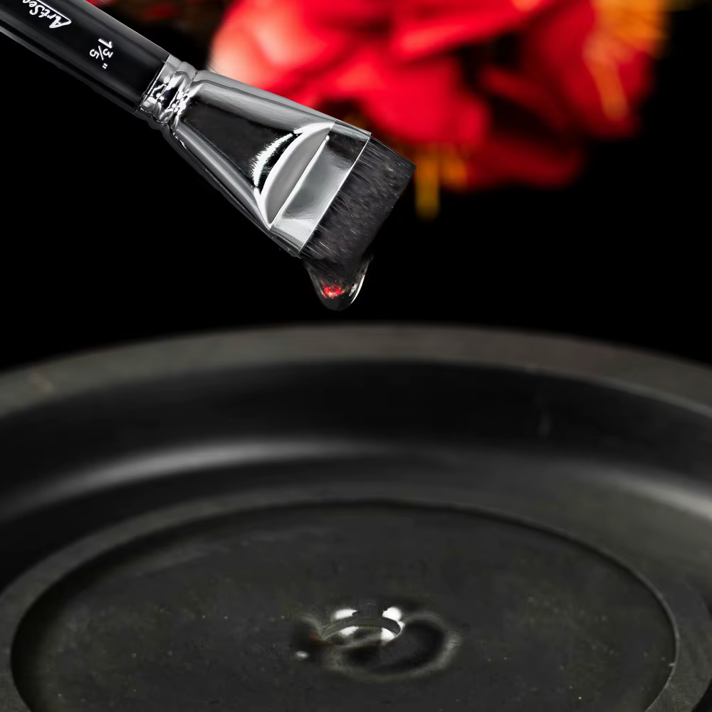 Artsecret professionnel laque Urushi brosse naturel cheveux courts