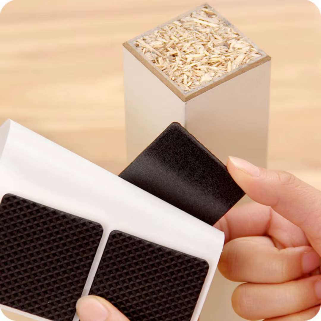 Protections de sol autocollantes pour pieds de chaise, coussinets en caoutchouc épais antidérapants et silencieux pour pieds de table, de canapé et de meubles, tapis anti-rayures
