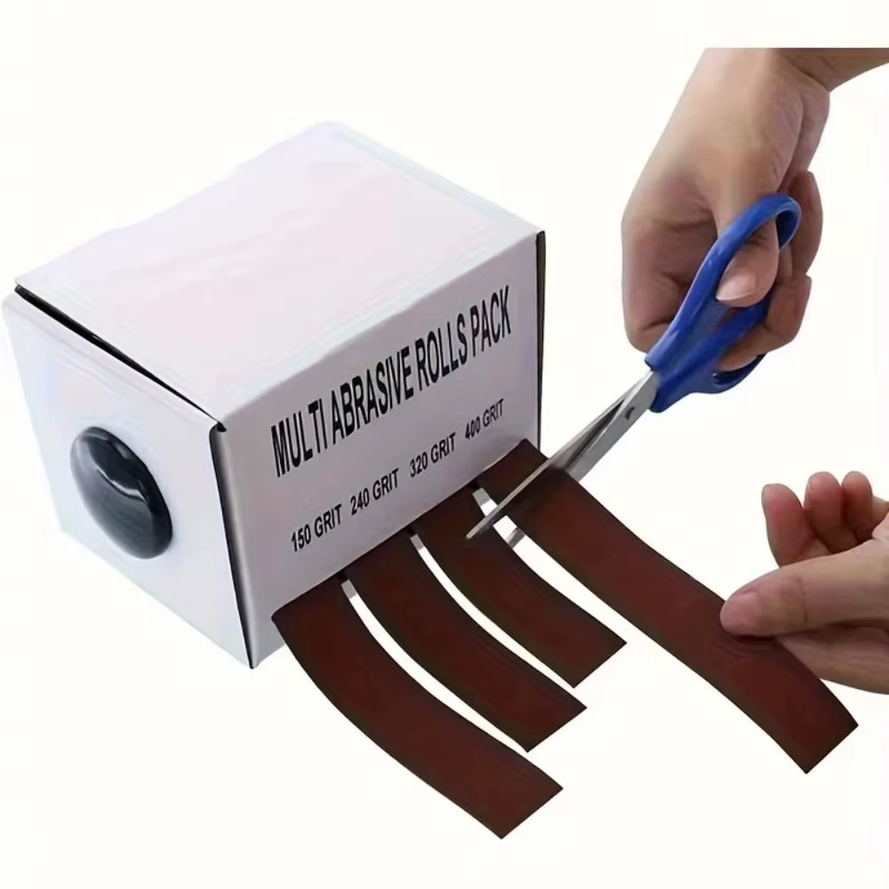 4/5/6 rouleaux de toile abrasive diamantée de grain 80/150/240/320/400/600