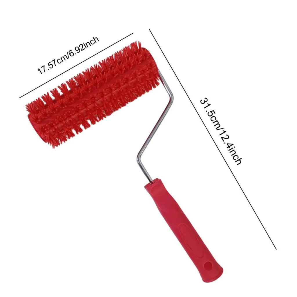 Rouleau à peinture à roulement fluide avec accessoire de poignée