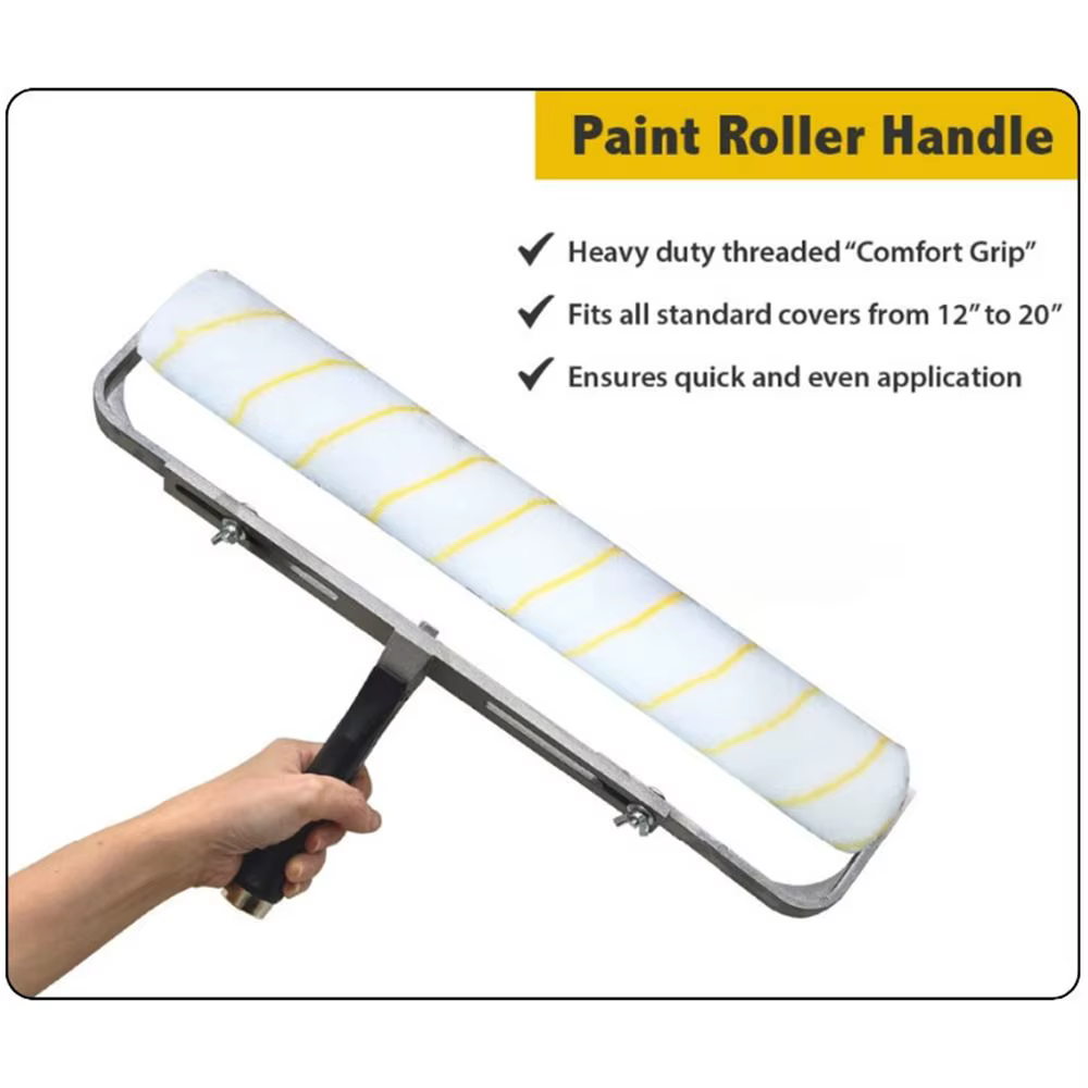Rouleau à peinture réglable en alliage d'aluminium durable