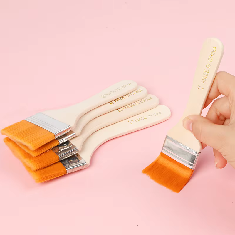Pinceau de peinture à l'huile en nylon n ° 1-12