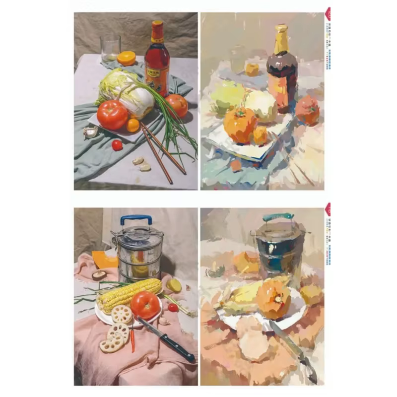 Livre de pratique de la peinture à la main
