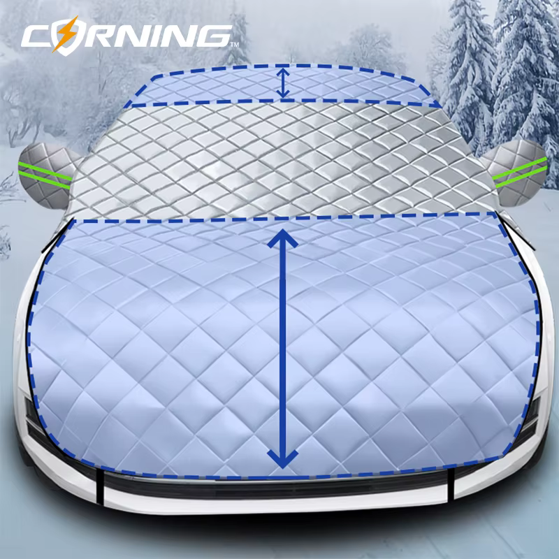 Housses de protection contre la grêle pour voiture, demi-couverture, auvent extérieur, pare-soleil, anti-grêle, extérieur, étanche, universel, anti-poussière
