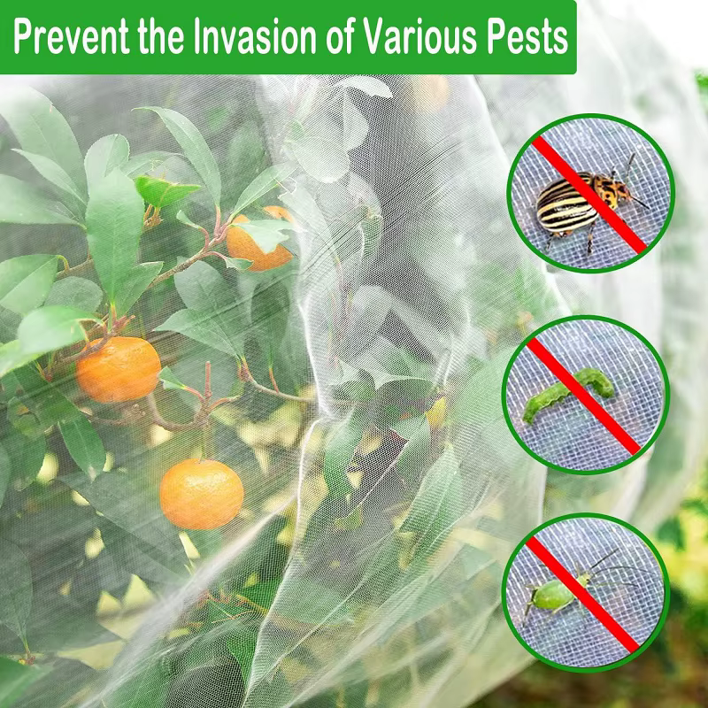 Filet de protection pour jardin, protection des plantes, des légumes et des fruits, filet de protection pour serre, lutte contre les parasites, filet anti-oiseaux