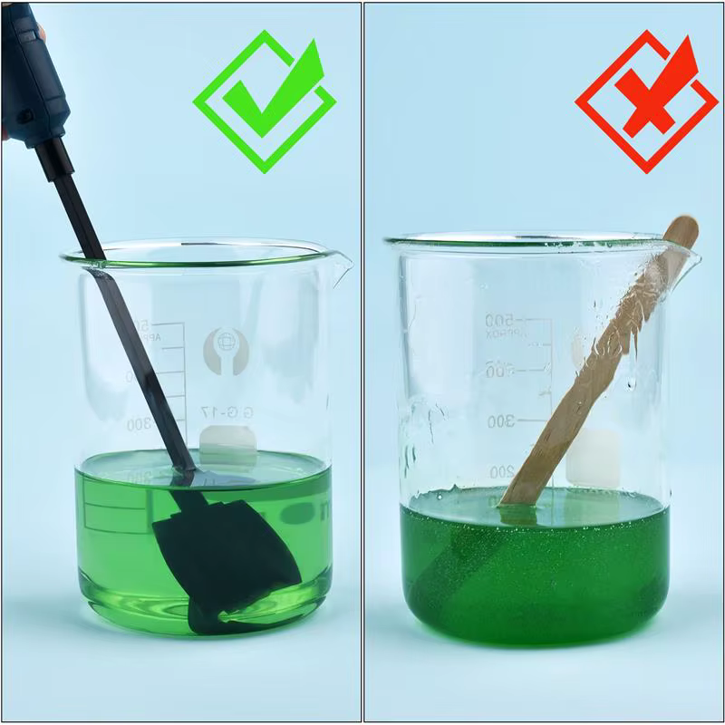 Agitateur électrique, bâtonnets mélangeurs en plastique pour résine époxy DIY