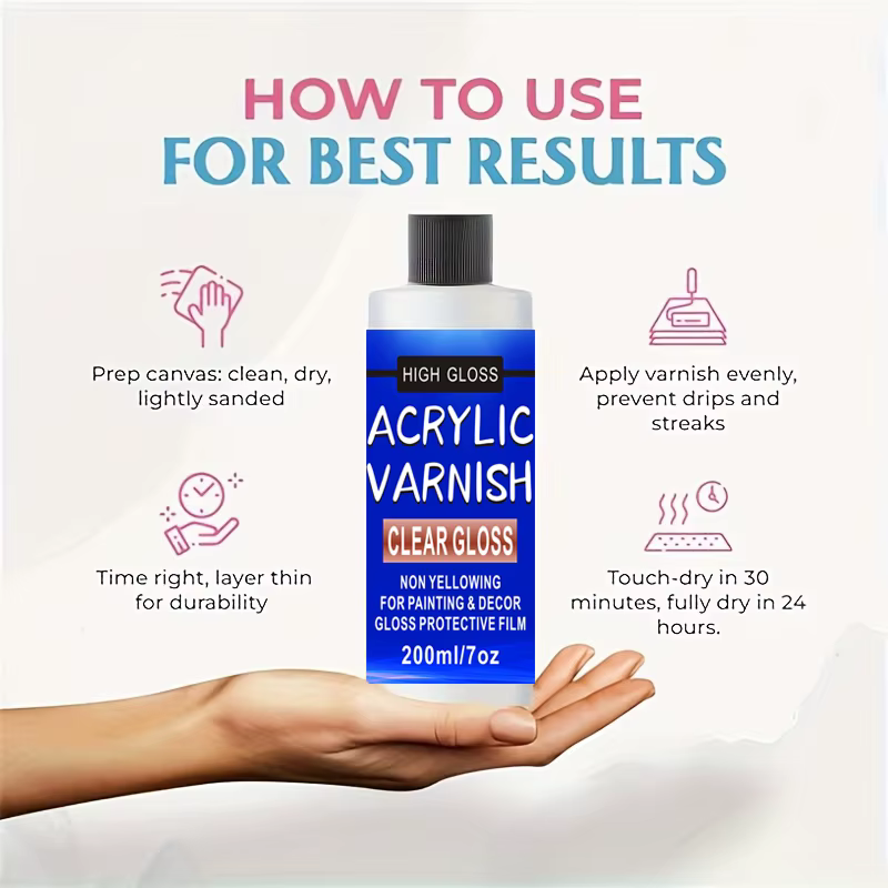 Vernis acrylique 60/120/200ml