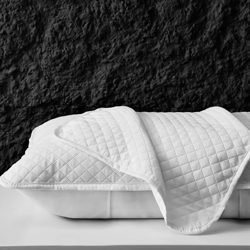 Housse de coussin à Clip, couche d'isolation d'huile de tête, étui de Protection imperméable, Anti-acariens, Protection du noyau d'oreiller (sans oreiller) 72x45cm
