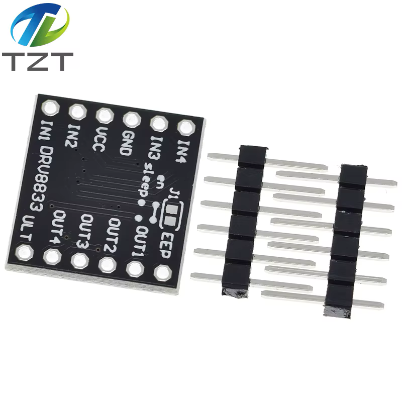 Carte de Module de pilotes de moteur à courant continu à 2 canaux DRV883 1,5a 3V-10V pont en H moteur pas à pas à 4 fils Protection contre les surintensités pilotes de moteur pas à pas