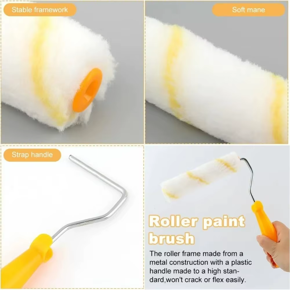 Kit de rouleaux de peinture 10/11 pièces: obtenez des murs d'apparence professionnelle