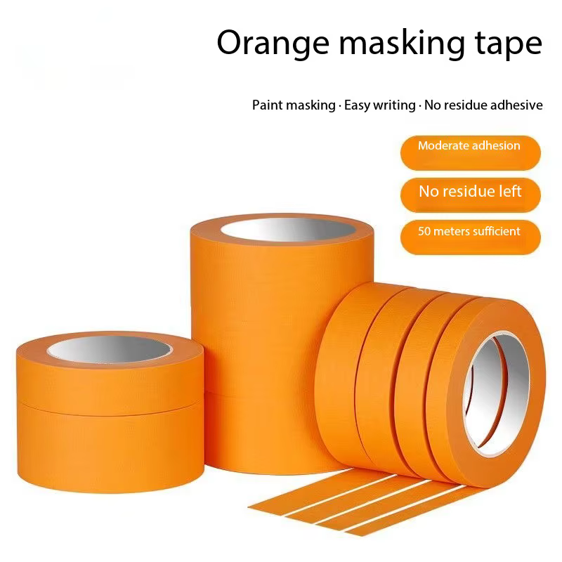 Ruban de masquage orange épais de 20 m