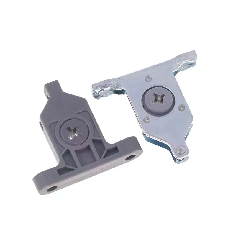 "Rénovation de meubles de cuisine : 2 supports de fixation du panneau avant à clip pour tiroir en métal et nylon"