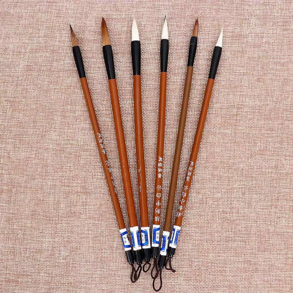 Pinceau de peinture pratique en bambou