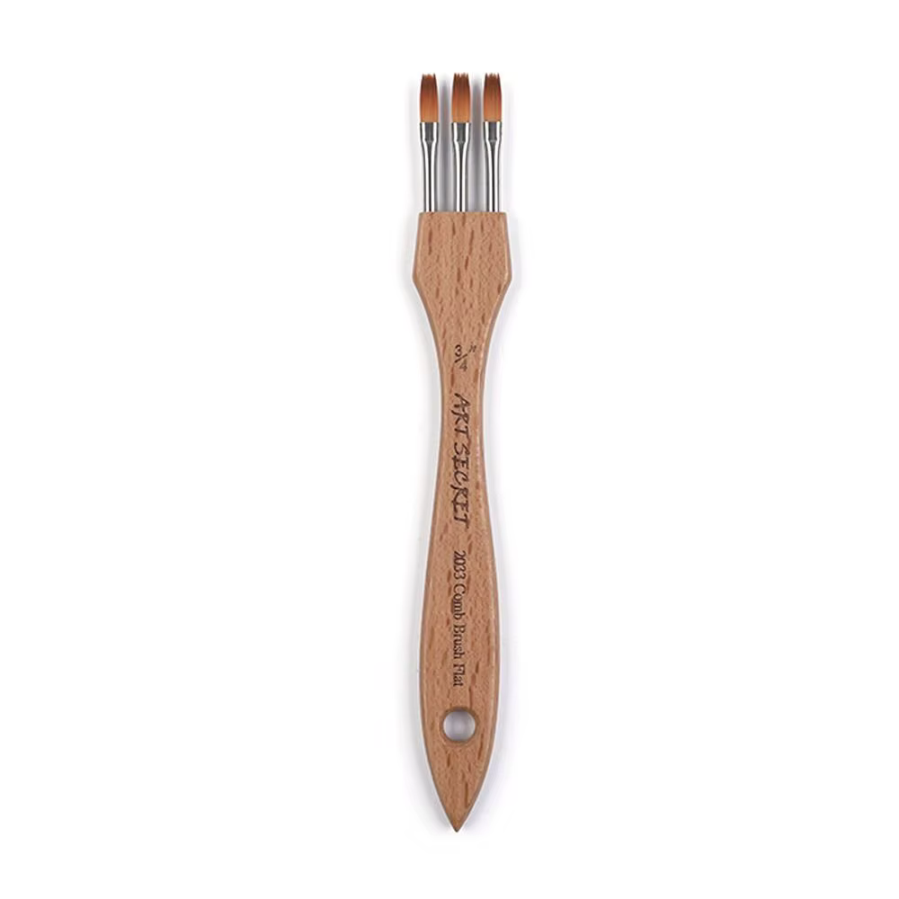 Brosse à Peigne Rond et pio à Dents Multiples
