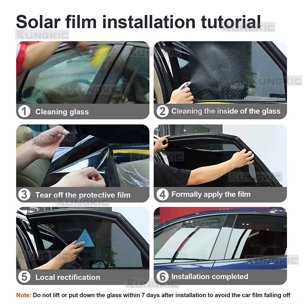 Film de teinte pour vitres de voiture, protecteur UV solaire d'été, Film de teinte pour vitres de voiture, Film de confidentialité, 50cm x 300cm, Film de pare-soleil