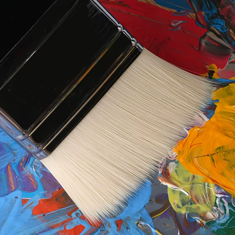 Ensemble de 3 pinceaux plats pour acrylique