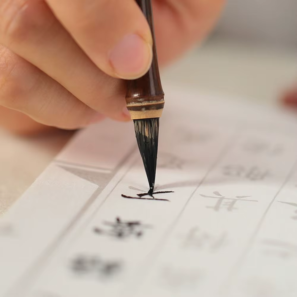 Cheveux de loup de qualité pour étudiant artiste d'art pinceaux de calligraphie crucibles pinceaux chinois Script pinceau d'écriture pratique de la peinture