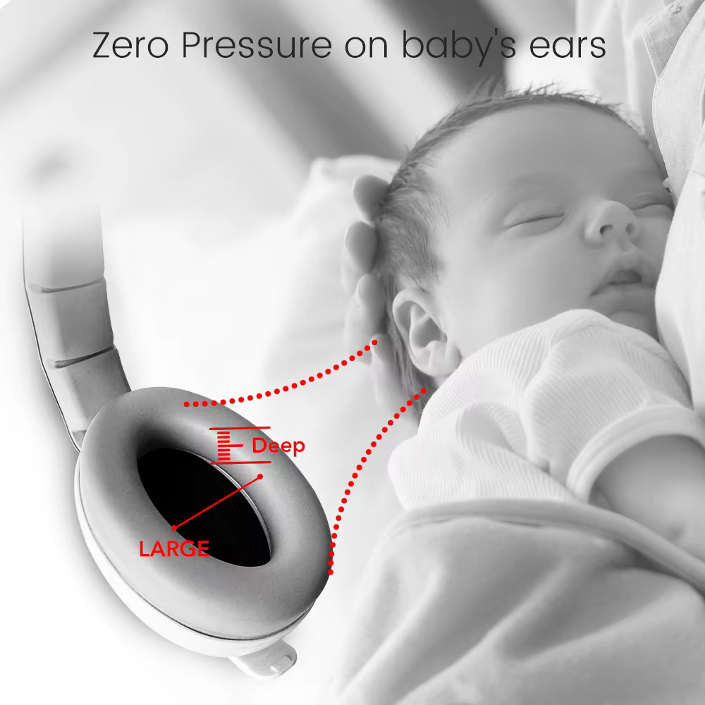 Protège-oreilles anti-bruit pour bébé, protection auditive pour nourrissons et tout-petits