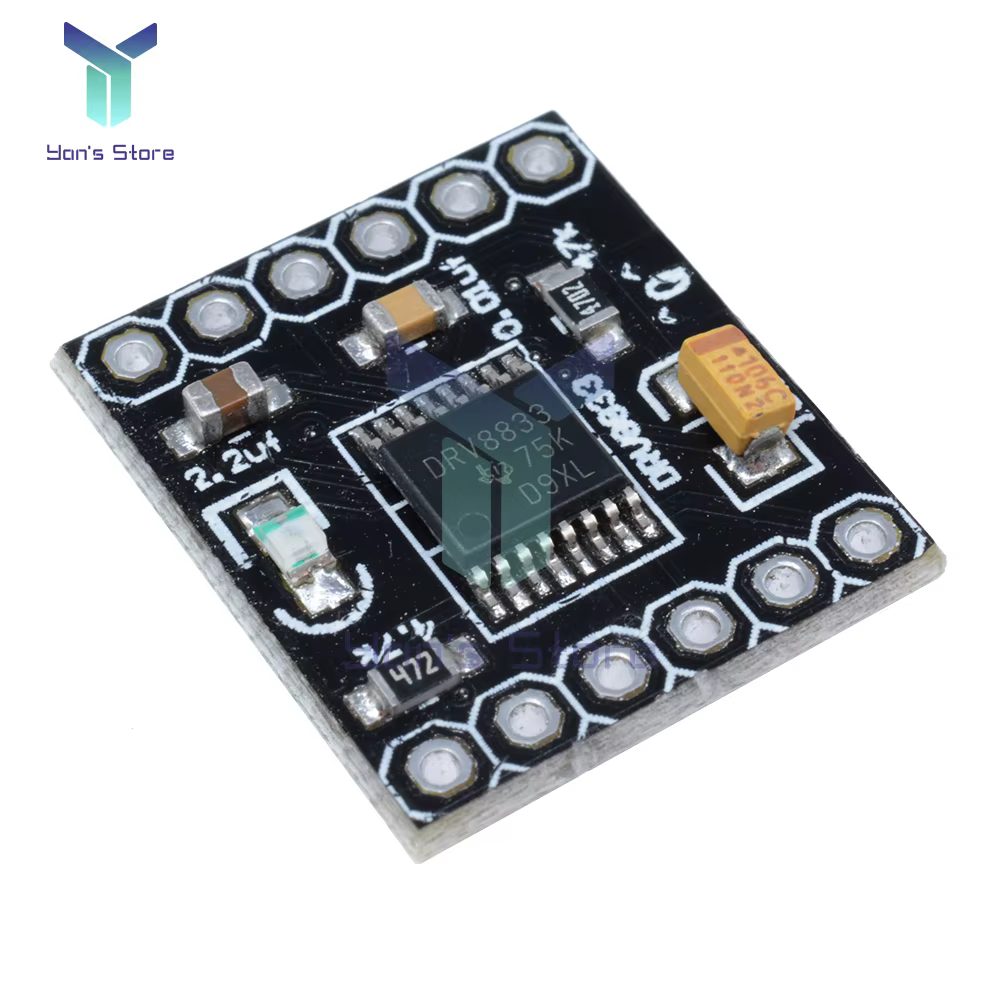 DRV8833 Module d'entraînement de moteur 1,5a double pont H carte de contrôleur de pilote de moteur à engrenages cc pour Arduino