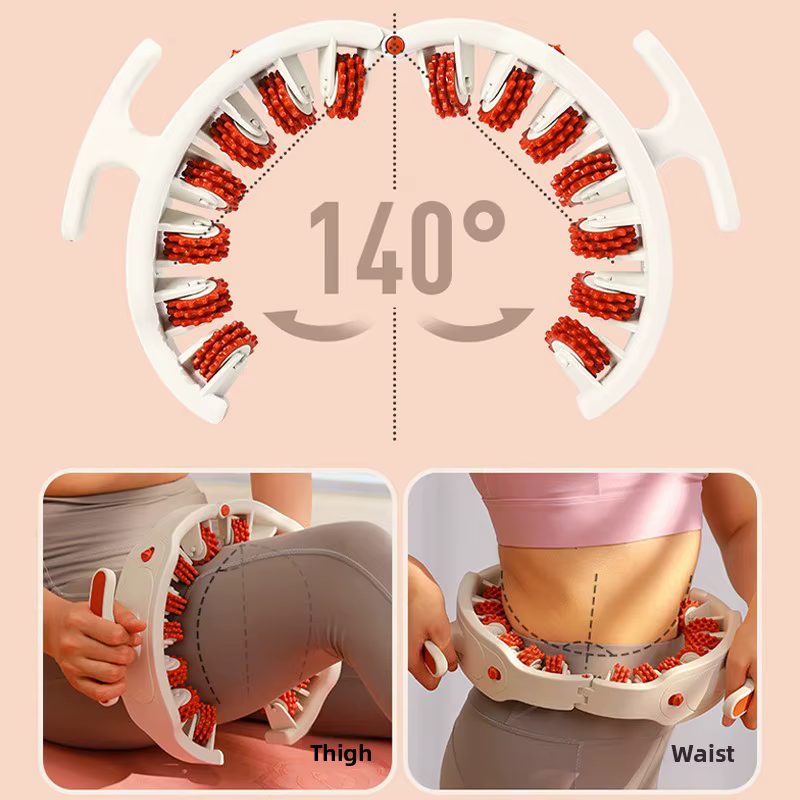  Anneau masseur de jambes rouleau de Massage tonique de cuisse détachable et masseur 2 en 1 équipement de Fitness pour les jambes pour la Relaxation amincissante musculaire