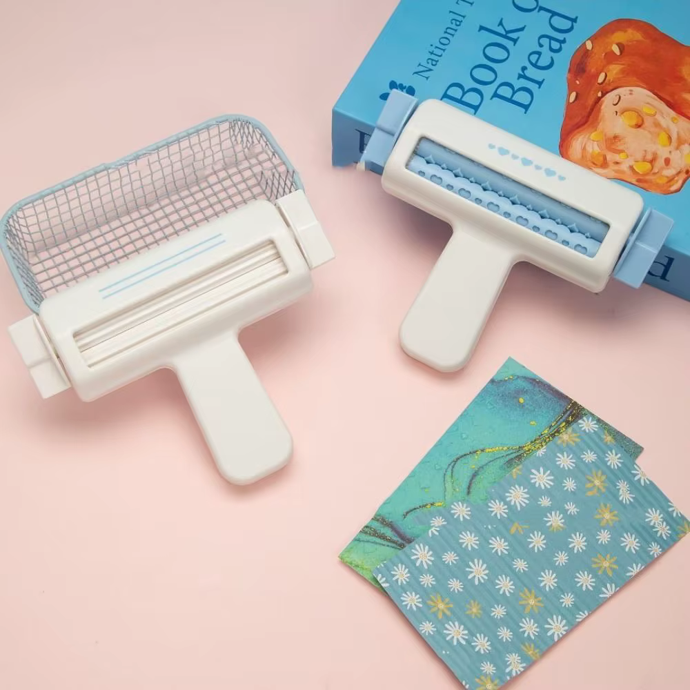 Machine à gaufrer le papier grande taille pour emballage cadeau DIY, rouleau de papier gaufré, papier artisanal pour scrapbooking, gain de temps