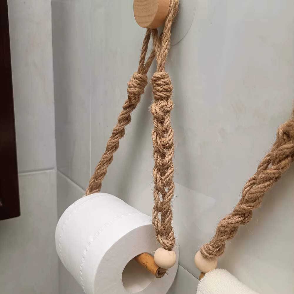 Porte-papier toilette mural en bois, accessoires de salle de bain, support pour rouleau de papier toilette, porte-serviettes pour toilettes, 1/2 pièces