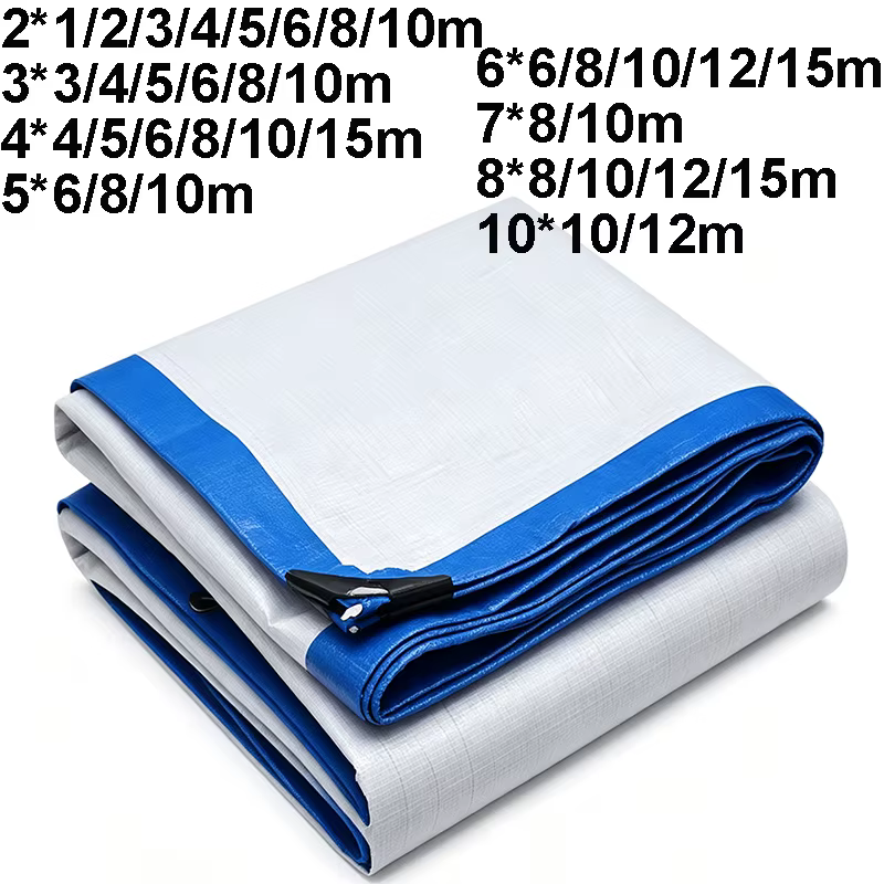 Grande bâche 2x1 4x4 6x6 8x8 10x10m anti-UV imperméable