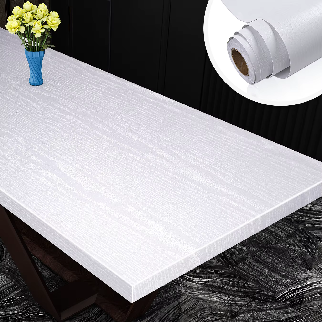 Papiers peints autocollants en vinyle imperméables à l'eau