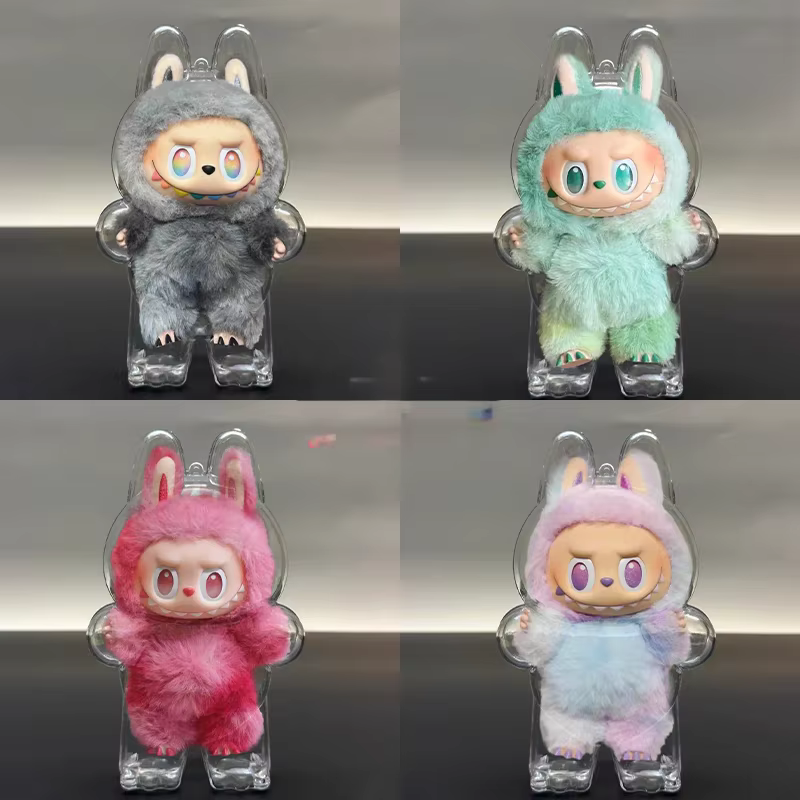 Étui de protection Labubu, broche Labubu pour Love V1V2V3V4, adapté à porter des vêtements, étui de protection en acrylique ample et moins frappé