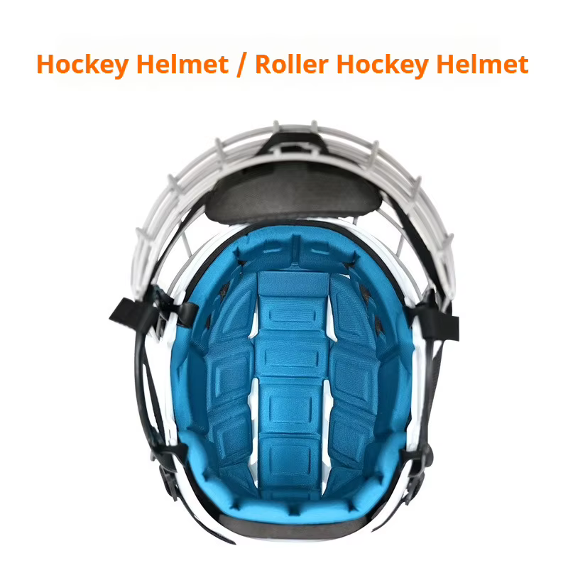 CUISET ICE HOCKEY - Certifié pour hockey sur roulettes et de rue, crosse, couvre-chef de protection complète réglable avec protection auditive