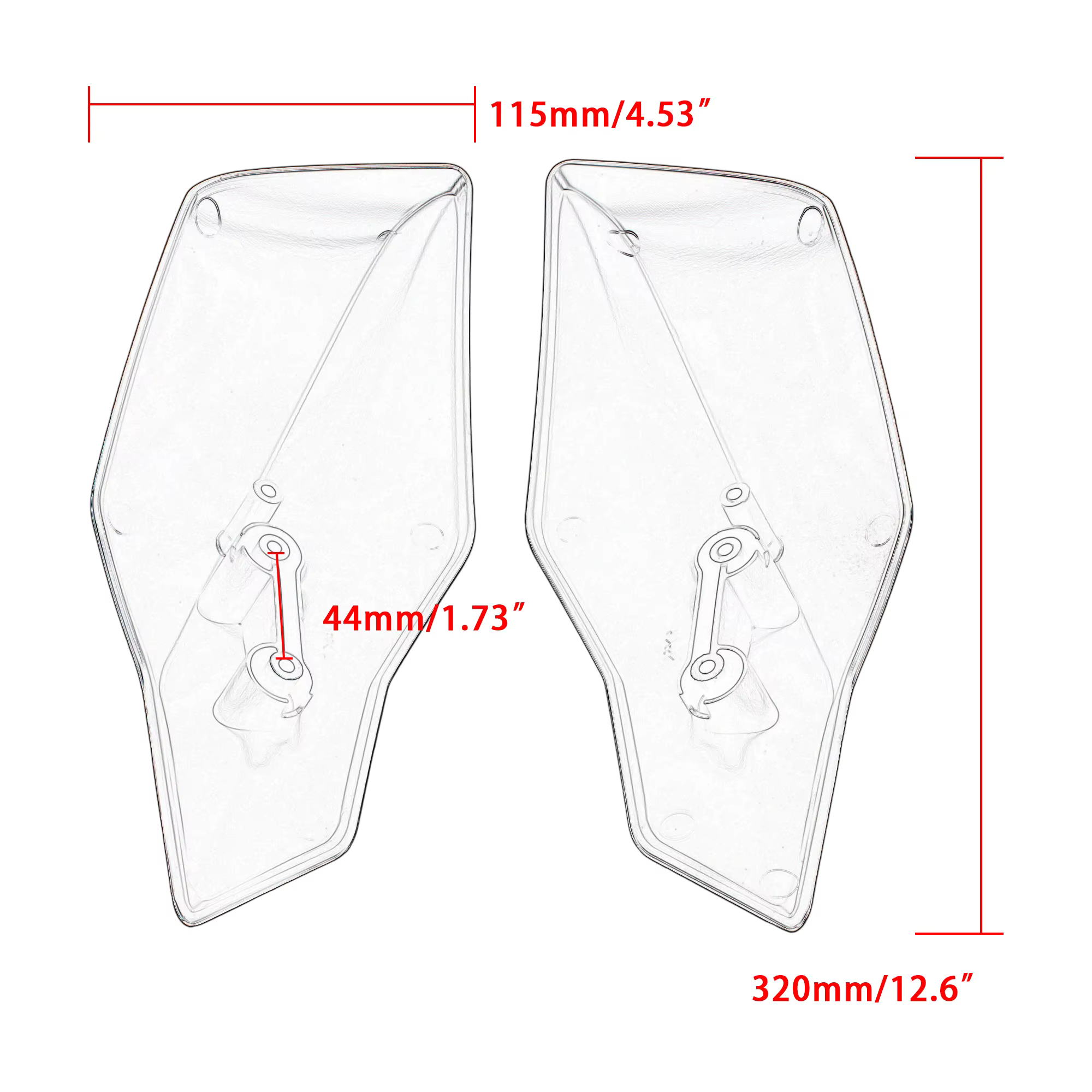 Protection des mains pour moto KTM, housse coupe-vent 300 EXC SXF XCF XCW EXCF 125-500 Enduro Dirt Bike, Protection du guidon de Motocross