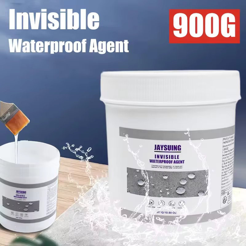 Pâte invisible de liaison de bain de revêtement imperméable transparent