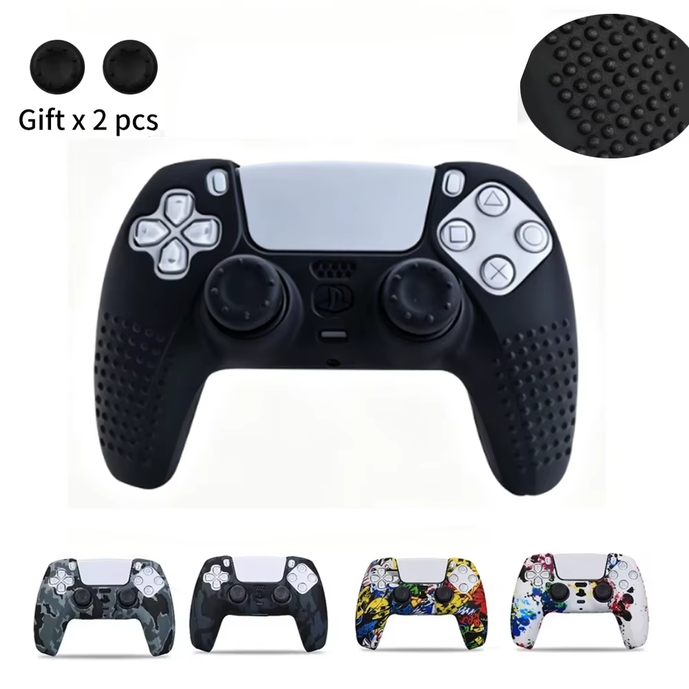 Étui de protection en silicone pour manette Sony Playstation 5, étui en caoutchouc souple, accessoires PS5