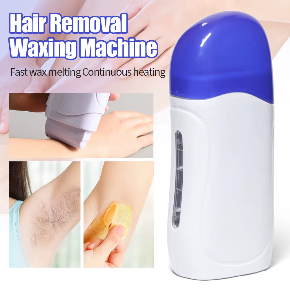 Chauffe-cire portable pour épilation à la cire roll-on Épilation à la cire en rouleau portable Chauffe-cire pour femmes et hommes