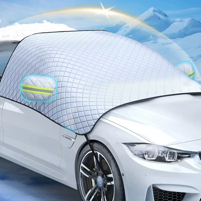 Housse de protection hivernale pour pare-brise de voiture, pare-soleil, protection contre le gel et le soleil, anti-givre, pour pare-brise avant
